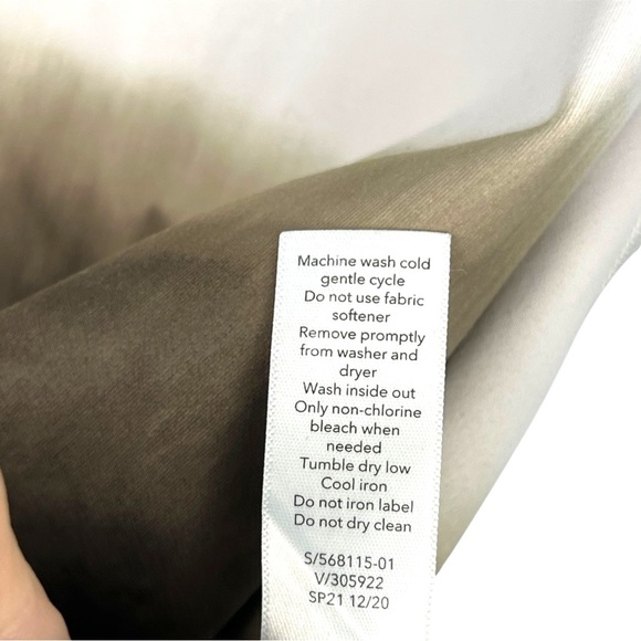 Athleta Shanti Watercolor Stripe Crop Tank Top Plus Sz 3X Mortar Mushroom Ombre - Picture 6 of 8